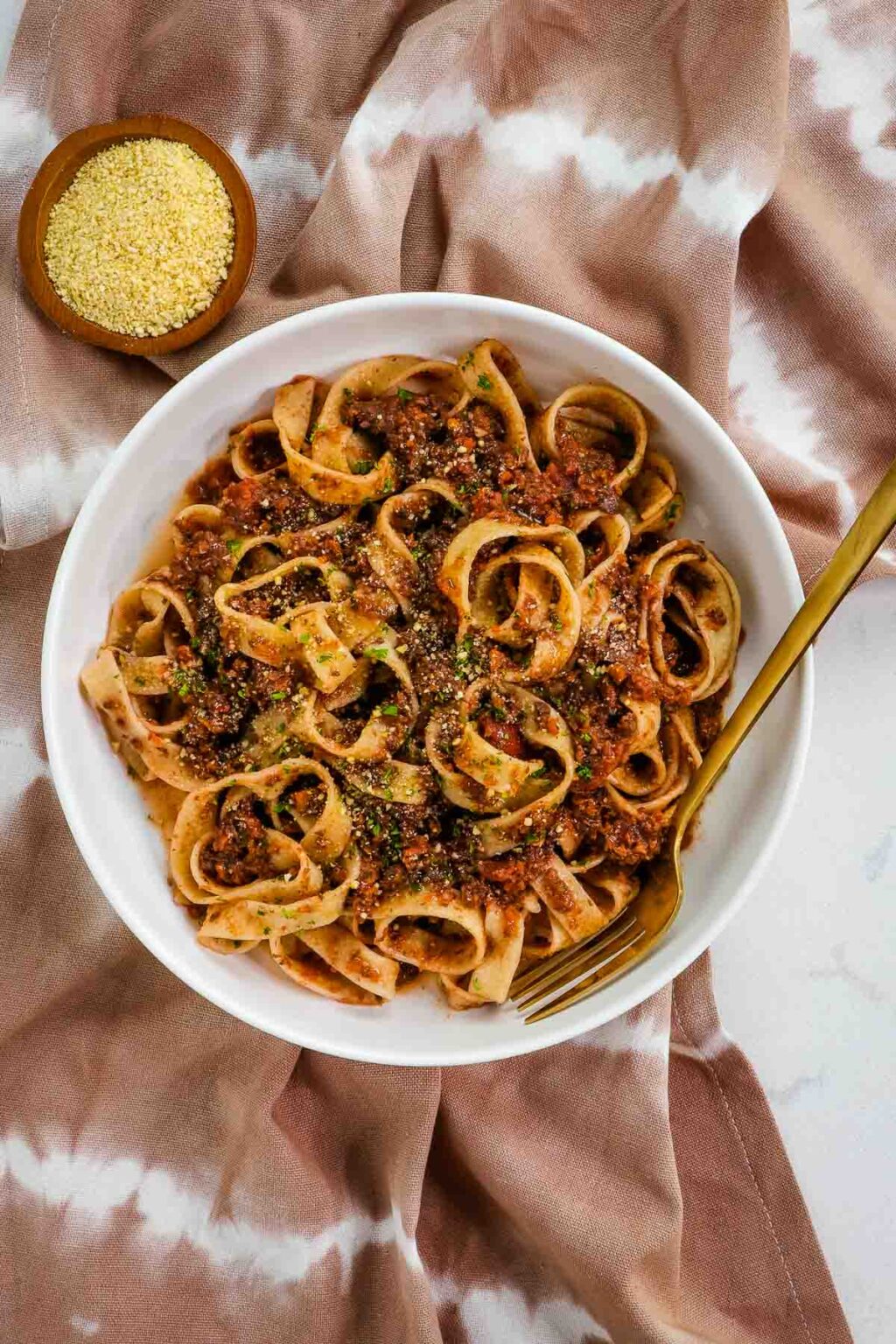 Mushroom and Walnut Bolognese